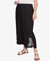 Ruby Rd. Plus Tropical Fern Capri Pants