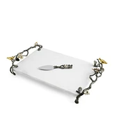 Michael Aram Lovebirds Cheese Board with Knife