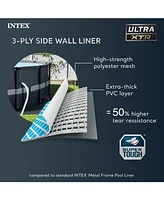Intex Ultra Xtr 18' x 52" Above Ground Pool with Pump, Vacuum, & Maintenance Kit