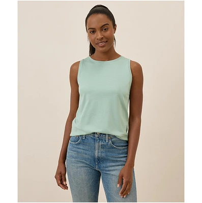 Pact Women's Organic Cotton Softspun High Neck Tank