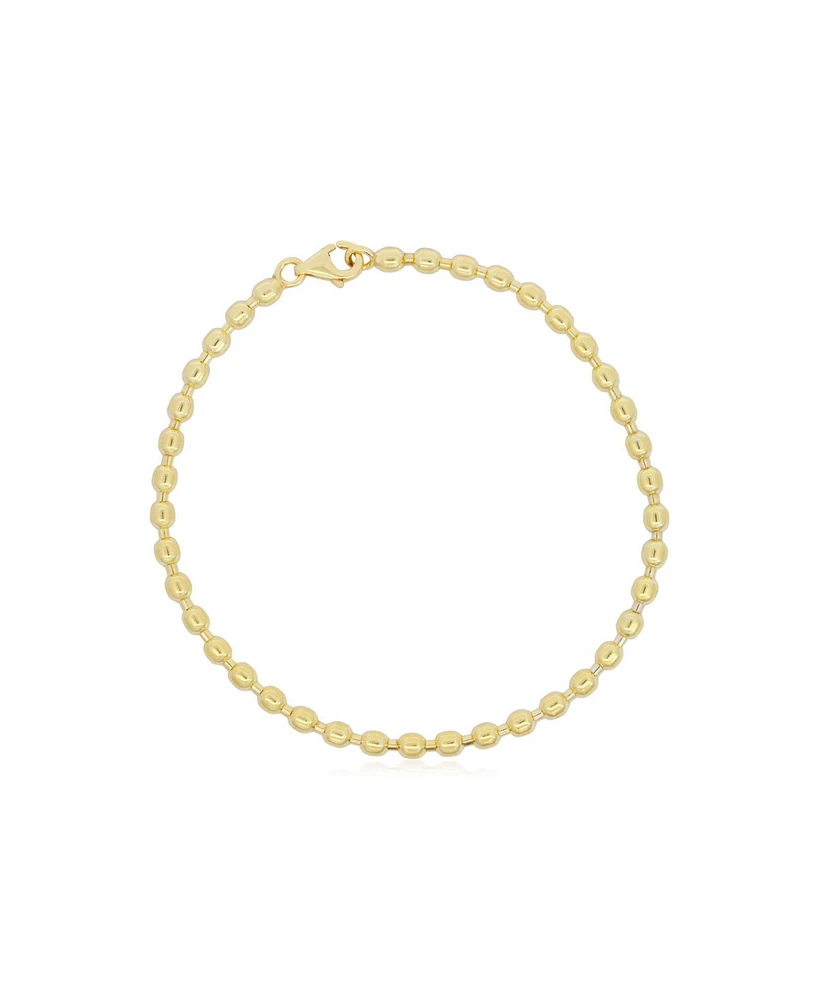 The Lovery Nugget Bead Chain Bracelet 14K Gold