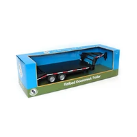 Big Country Toys 1/20 Black Flatbed Gooseneck Trailer with Ramps