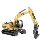 Diecast Masters 1/87 Caterpillar 320D L Hydraulic Excavator with 4 Work Tools