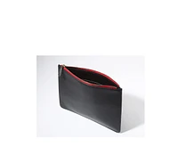 iPad Case Leather Clutch Bag Black Evening Purse