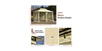10 Feet x 13 Feet Tent Canopy Shelter with Removable Netting Sidewall