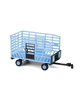 1/64 Bale Throw Wagon, Light Blue, Down on the Farm Series 10