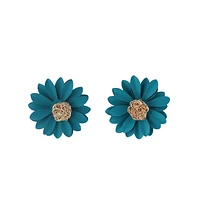 Sohi Women's Sunflower Stud Earrings