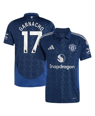 Adidas Men's Alejandro Garnacho Navy Manchester United 2024/25 Away Replica Player Jersey