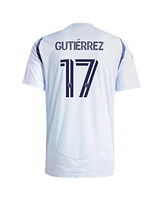 Adidas Men's Brian Gutierrez Light Blue Chicago Fire 2025 The Municipal Kit Replica Player Jersey