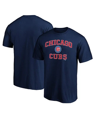 Fanatics Men's Navy Chicago Cubs Heart Soul T-Shirt