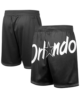 Mitchell & Ness Men's Black Orlando Magic Big Face 3.0 Fashion Shorts
