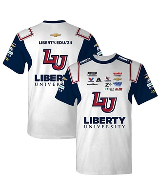 Hendrick Motorsports Team Collection Men's White William Byron Liberty University Uniform T-Shirt