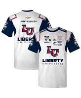 Hendrick Motorsports Team Collection Men's White William Byron Liberty University Uniform T-Shirt