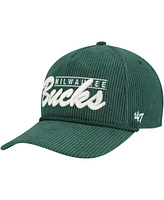'47 Brand Men's Green Milwaukee Bucks Double Header Sidepatch Cord Hitch Adjustable Hat