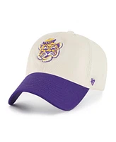 '47 Brand Men's Cream Lsu Tigers Grand Stand Clean Up Adjustable Hat