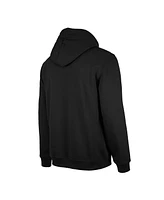 New Era Men's Black Toronto Raptors 2024/25 City Edition Chenille Heavyweight Pullover Hoodie