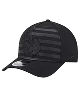 New Era Men's Black Dallas Mavericks Game Day Flag A-Frame 9FORTY Adjustable Hat