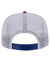 New Era Men's Blue/Red New York Rangers Throwback V-Dye Adjustable Golfer Hat