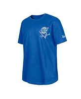 New Era Men's Blue York Knicks Glow-in-the-Dark T-Shirt