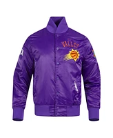 Pro Standard Men's Purple Phoenix Suns 2024/25 City Edition Chenille Satin Full-Snap Jacket