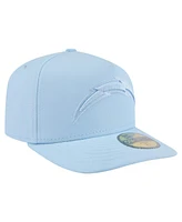 New Era Men's Light Blue Los Angeles Chargers Color Pack A-Frame 59FIFTY Fitted Hat