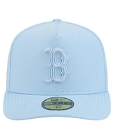 New Era Men's Light Blue Boston Red Sox Color Pack A-Frame 59FIFTY Fitted Hat