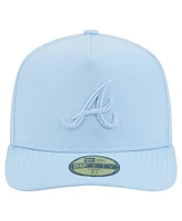New Era Men's Light Blue Atlanta Braves Color Pack A-Frame 59FIFTY Fitted Hat