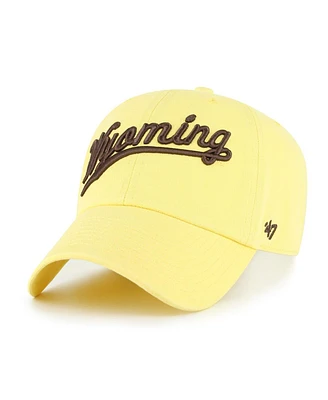 '47 Brand Men's Gold Wyoming Cowboys Vault Clean Up Adjustable Hat