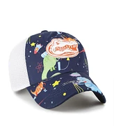 '47 Brand Big Boys and Girls Navy Florida Gators Space Dino Clean Up Adjustable Hat