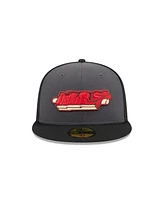 New Era Men's Gray Memphis Redbirds Theme Nights 59FIFTY Fitted Hat