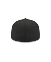 New Era Men's Black Jacksonville Jumbo Shrimp Theme Nights 59FIFTY Fitted Hat