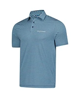 Under Armour Men's Blue the Players Drive Groove Stripe Polo Shirt