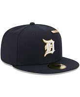 New Era Men's Navy Detroit Tigers 2025 59FIFTY Day Fitted with Pins Hat
