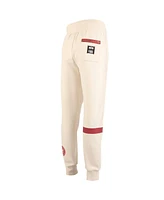 Two Hype x Nba Men's Cream Atlanta Hawks Culture Hoops Collection Premium Jogger Pants