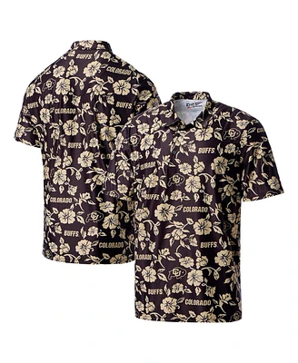 Reyn Spooner Men's Black Colorado Buffaloes Performance Polo Shirt
