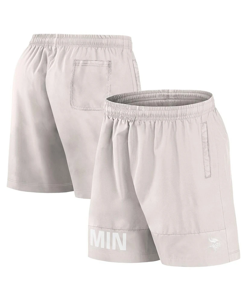 Fanatics Men's Cream Minnesota Vikings Elements Shorts