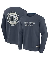 Fanatics Men's Blue New York Knicks Elements Future Ground Lettering Pullover Sweatshirt
