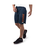 Msx by Michael Strahan Men's Navy Denver Broncos Mesh Shorts