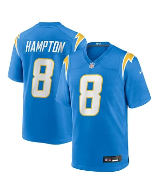 Nike Men's Omarion Hampton Powder Blue Los Angeles Chargers 2025 Nfl Draft First Round Pick Game Jersey