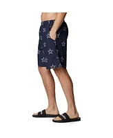 Columbia Men's Navy Dallas Cowboys Backcast Iii Printed Shorts