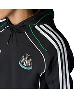Adidas Men's Black Newcastle United Urban Purist Raglan Pullover Hoodie