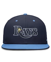 Nike Men's Navy/Light Blue Tampa Bay Rays True Primetime Two-Tone Performance Fitted Hat