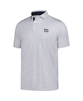 Puma Men's White FedEx St. Jude Championship Volition Micro Star Mattr Polo Shirt