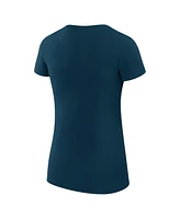 G-iii 4Her by Carl Banks Women's Navy Detroit Tigers City Graphic Fitted T-Shirt