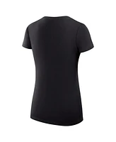 G-iii 4Her by Carl Banks Women's Black Boston Celtics Large City Logo Fitted V-Neck T-Shirt