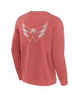Fanatics Men's Red Washington Capitals Elements Future Ground Lettering Pullover Sweatshirt
