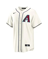 Nike Men's Corbin Carroll Cream Arizona Diamondbacks Home Replica 2.0 Player Jersey