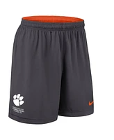 Nike Men's Orange/Charcoal Clemson Tigers 2025 Sideline Reversible Performance Shorts