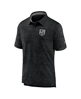 Fanatics Men's Black Los Angeles Kings Authentic Pro Rink Polo Shirt