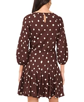 1.State Women's 3/4-Sleeve Dot Mini Dress